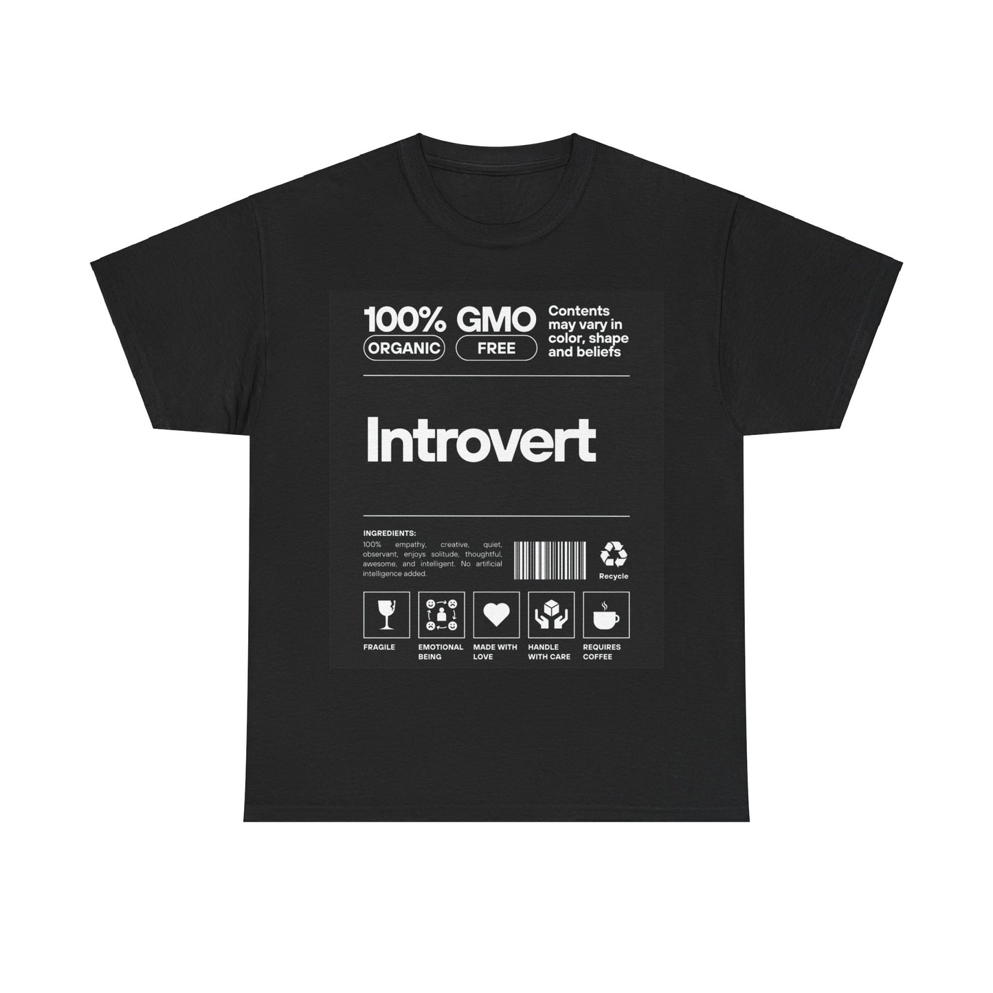 Introvert Tee - Unisex Heavy Cotton Tee