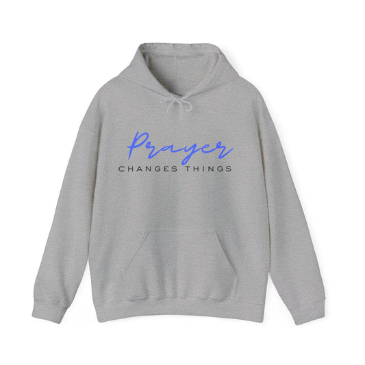 Prayer changes things - Unisex Heavy Blend™ Hooded Sweatshirt