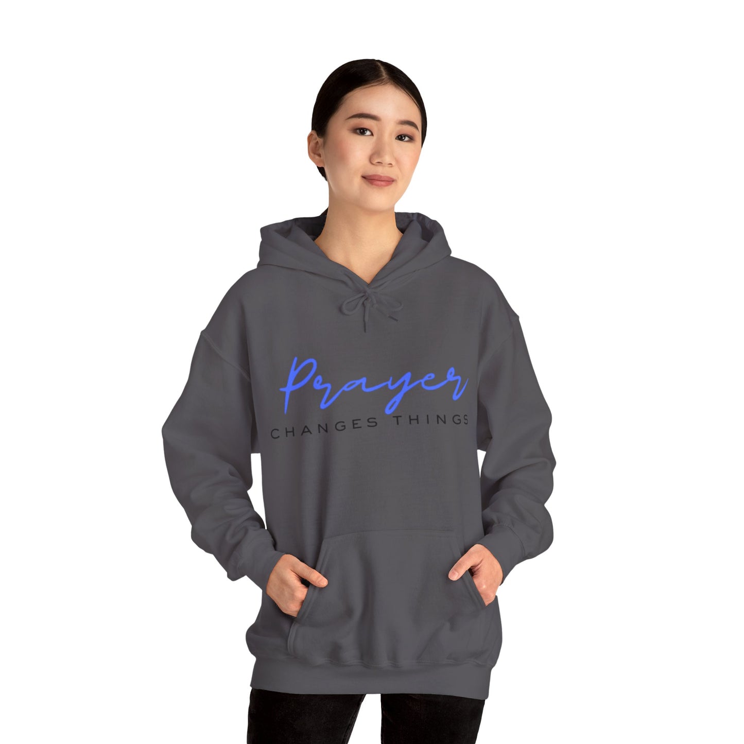 Prayer changes things - Unisex Heavy Blend™ Hooded Sweatshirt