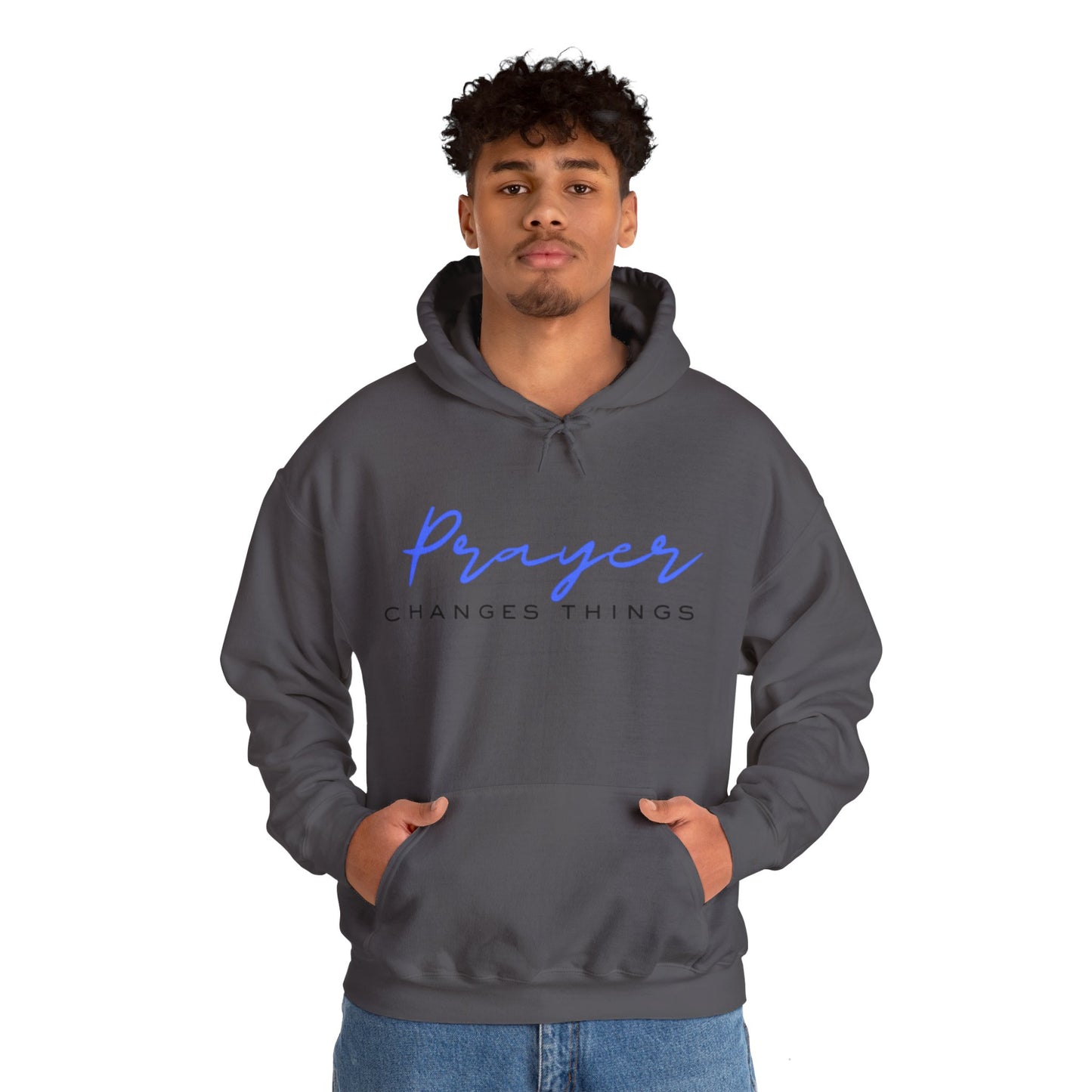 Prayer changes things - Unisex Heavy Blend™ Hooded Sweatshirt